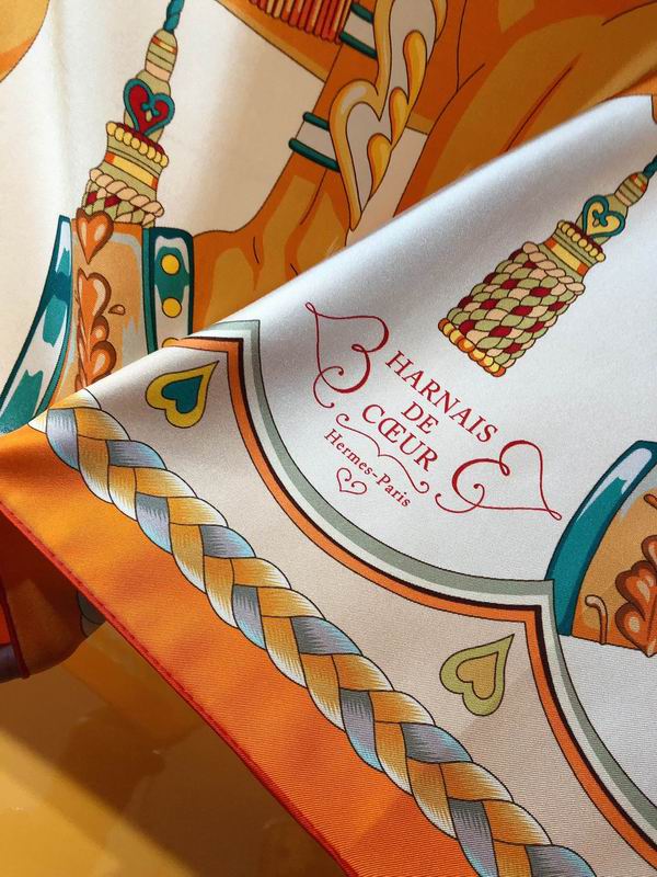 Hermes silk scarf 90X90cm E45 (30)